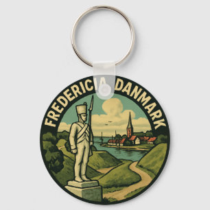 Fredericia Danmark Soldat Nyckelring