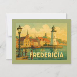 Fredericia Danmark Soldat Vykort