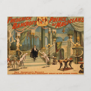 Frederick Bancroft, "Magicians Palace" Vykort