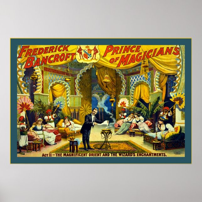 Frederick Bancroft, prins of Magicians Poster (Framsidan)