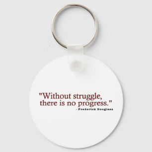 Frederick Douglas citationstecken Nyckelring