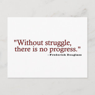 Frederick Douglas Quote Vykort