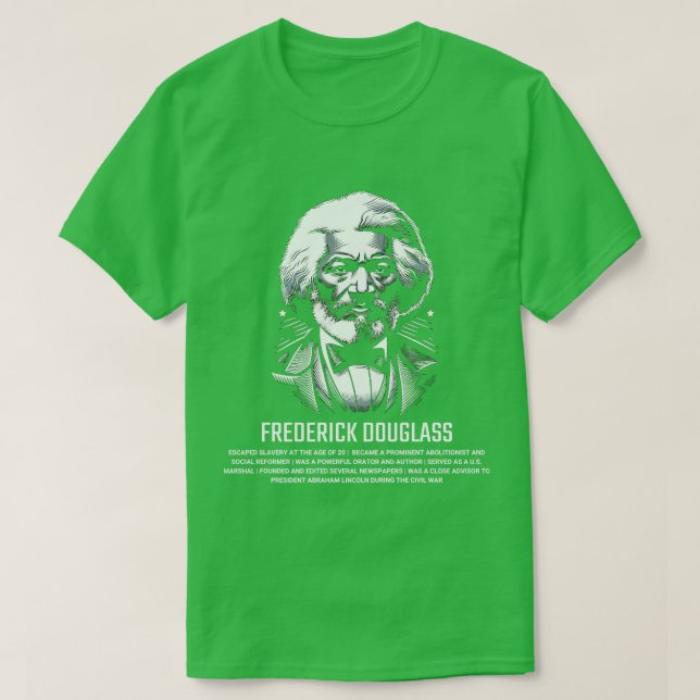 Frederick Douglass 1 T Shirt (Design framsida)