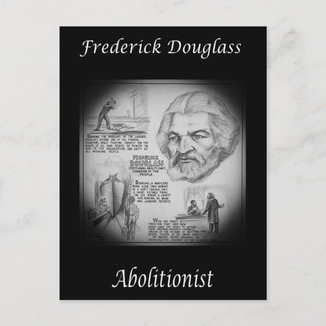 Frederick Douglass ~Abolitionist ~Orator~Reformer Vykort (Framsida)