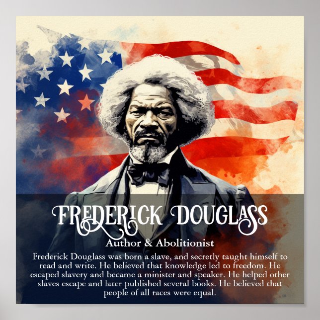 Frederick Douglass Black History Month Classroom Poster (Framsidan)