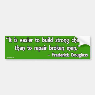 Frederick Douglass citationstecken på barn och Bildekal