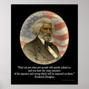 Frederick Douglass citationstecken, Poster