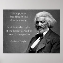 Frederick Douglass Free Tal Poster