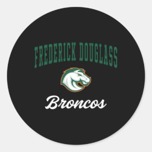 Frederick Douglass High School Broncos Runt Klistermärke