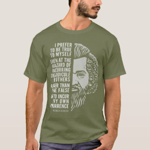 Frederick Douglass inspirationcitationstecken som T Shirt