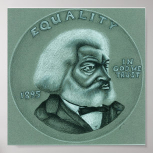 Frederick Douglass - jämställdhet Poster