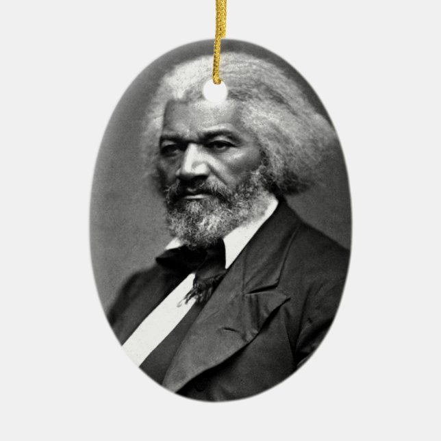 Frederick Douglass Julgransprydnad Keramik (Framsidan)