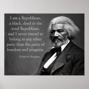 Frederick Douglass Konservativ Poster