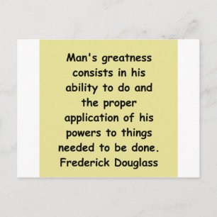 frederick douglass-offerter vykort