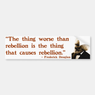 Frederick Douglass på revolt Bildekal