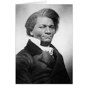 Frederick Douglass Porträtt ~ 1847 Hälsningskort