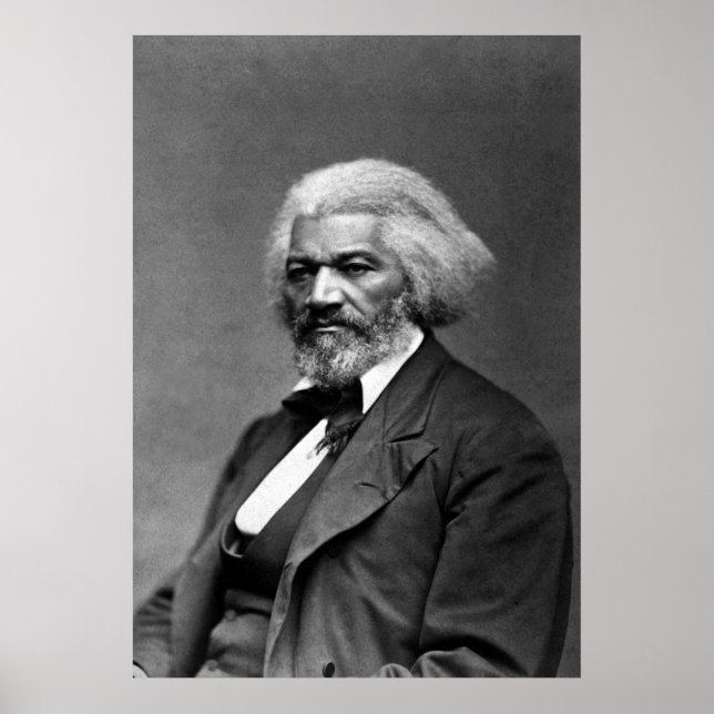 Frederick Douglass Porträtt av George K. Warren Poster (Framsidan)