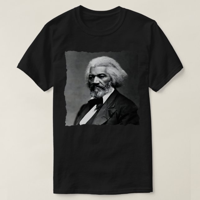 Frederick Douglass porträtt T Shirt (Design framsida)