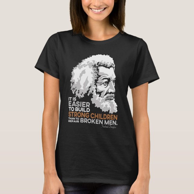 Frederick Douglass-Pride offert för svart historik T Shirt (Framsida)