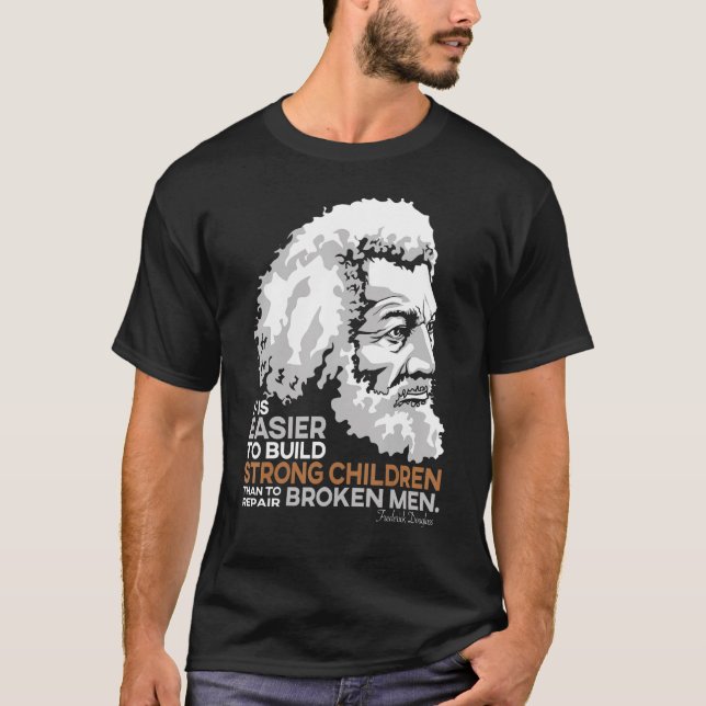 Frederick Douglass-Pride offert för svart historik T Shirt (Framsida)