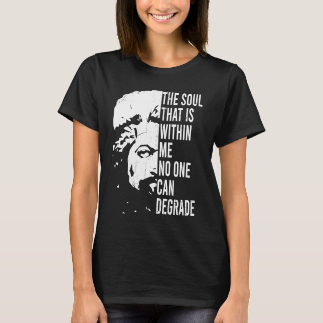 Frederick Douglass Quote Apparel, Black History Mo T Shirt (Framsida)