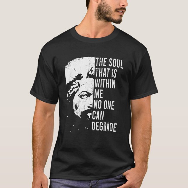 Frederick Douglass Quote Apparel Black History Mon T Shirt (Framsida)