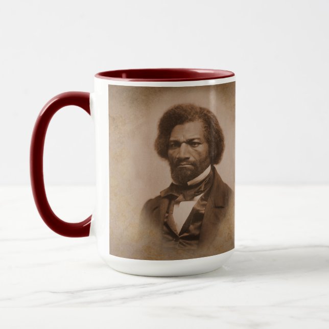 Frederick Douglass Quote Mugg ’Scorching Irony’ (Vänster)
