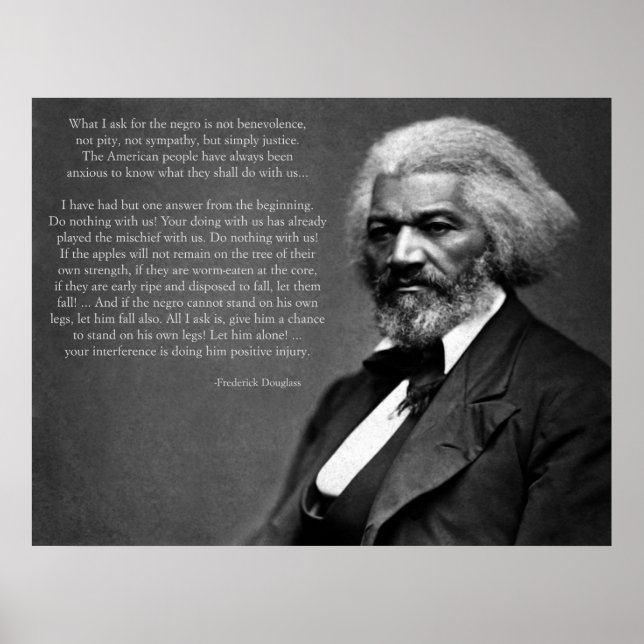 Frederick Douglass Quote Poster (Framsidan)