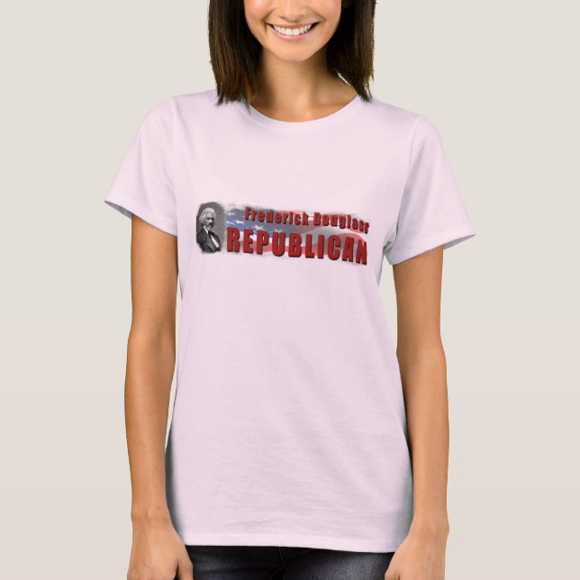 Frederick Douglass republikan Tee Shirt (Framsida)