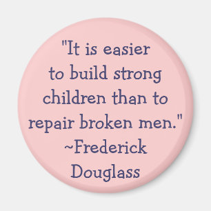 Frederick Douglass starka barn Magnet