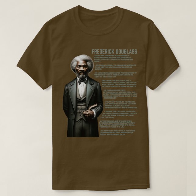 Frederick Douglass T Shirt (Design framsida)