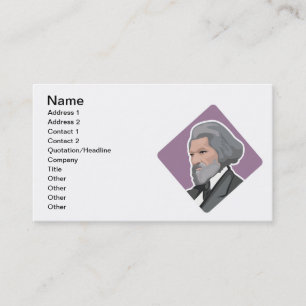 Frederick Douglass Visitkort