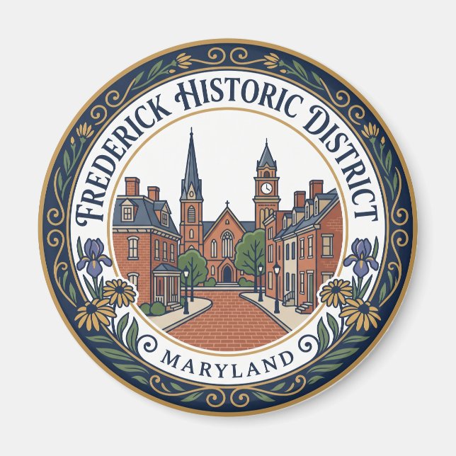 Frederick Historic District Maryland Magnet (Framsidan)