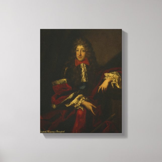 Frederick I, Kurprinz i Brandenburg Canvastryck (Framsida)