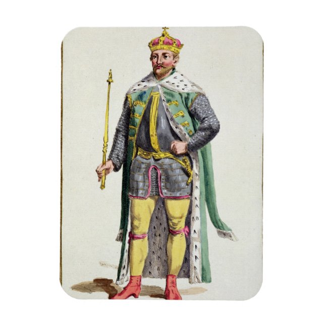 Frederick II (1534-88) Kung i Danmark från Receu Magnet (Vertikal)