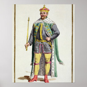 Frederick II (1534-88) Kung i Danmark från Receu Poster