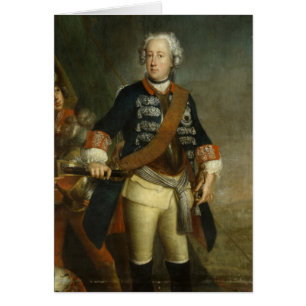 Frederick II som kung Hälsningskort
