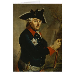Frederick II underbaren av Prussia, 1764 Hälsningskort