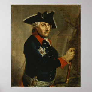 Frederick II underbaren av Prussia, 1764 Poster