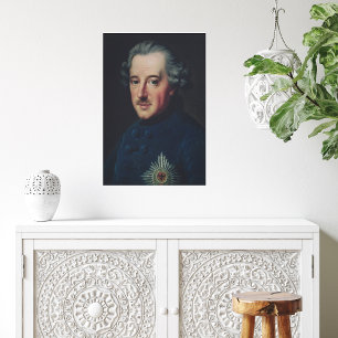 Frederick II Underbaren Canvastryck