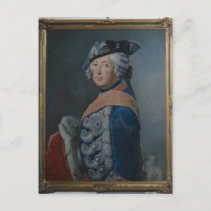 Frederick II Underbaren Preussen, efter 1753 Vykort