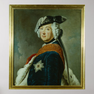 Frederick II Underbaren Preussia Poster
