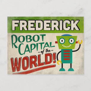 Frederick Maryland Robot - Funny Vintage Vykort