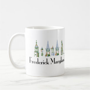 Frederick Maryland samla i en klunga Spiresmugg Kaffemugg