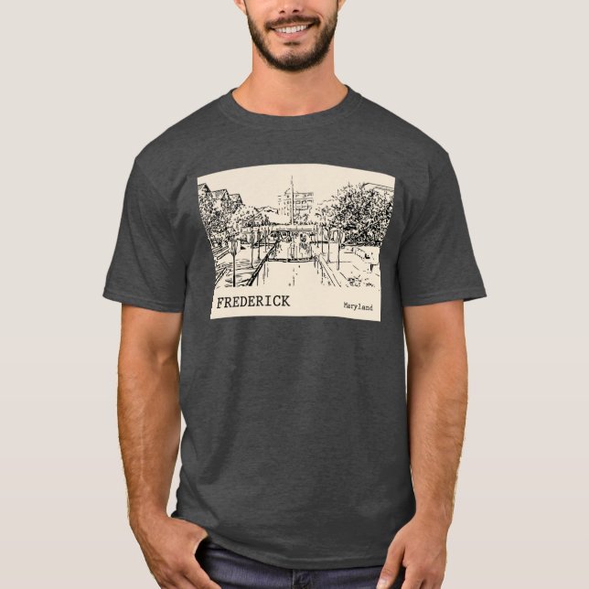 Frederick Maryland T Shirt (Framsida)