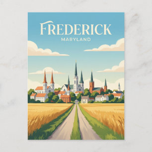 Frederick Maryland Vykort
