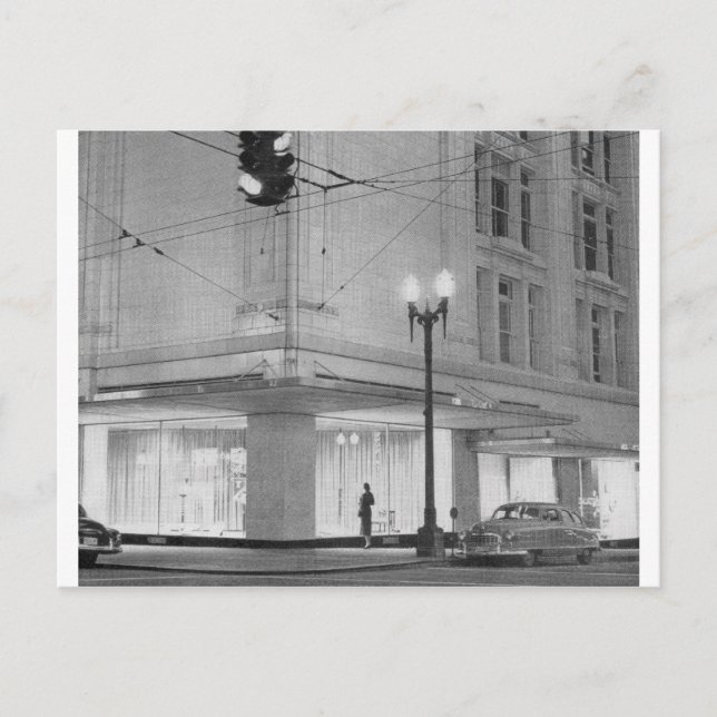 Frederick & Nelson, nattvy C1952 Vykort (Framsida)