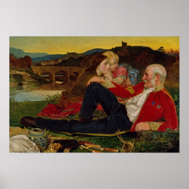 Frederick Sandys - Hösten Poster (Framsidan)