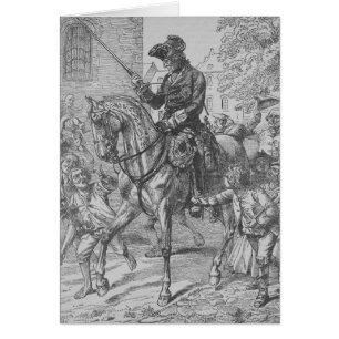 Frederick underbaren av Prussia Hälsningskort