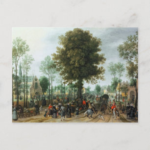 Frederick V och hans brud Elizabeth Vykort